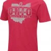 Colosseum Men's Ohio State Buckeyes Scarlet Playbook T-Shirt
