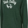 Colosseum Women's Utah Valley Wolverines Green Pullover Hoodie