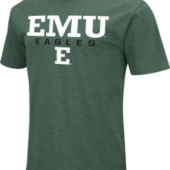 Colosseum Men's Eastern Michigan Eagles Green Promo T-Shirt