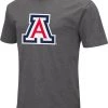 Colosseum Men's Arizona Wildcats Grey Dual Blend T-Shirt