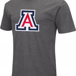 Colosseum Men's Arizona Wildcats Grey Dual Blend T-Shirt