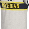 Colosseum Men's Michigan Wolverines White Skateboard Tank Top