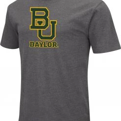 Colosseum Men's Baylor Bears Grey Dual Blend T-Shirt