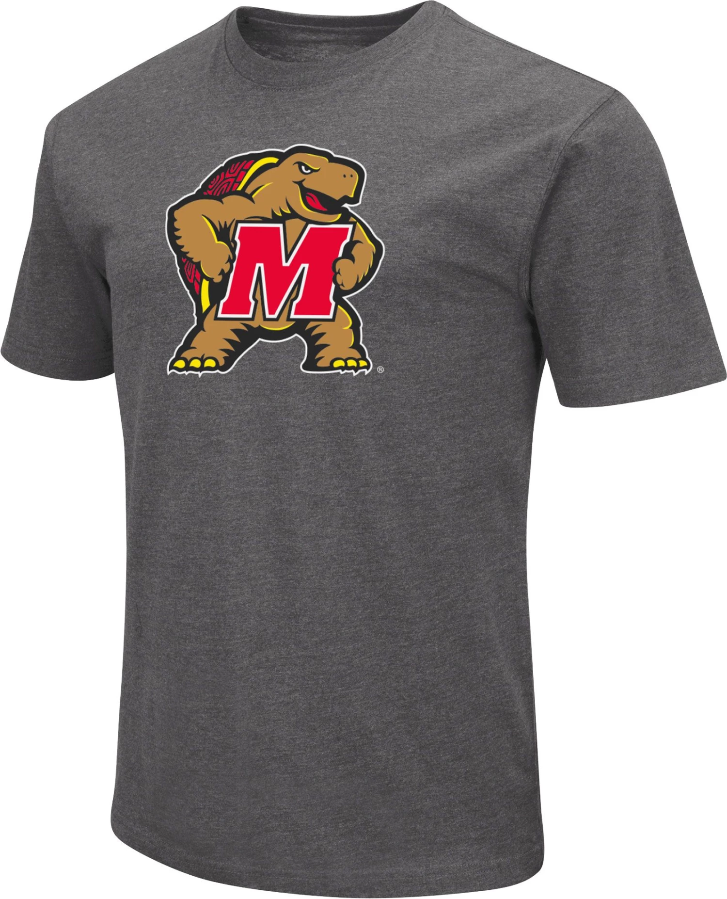 Colosseum Men's Maryland Terrapins Grey Dual Blend T-Shirt 1 Colosseum Men's Maryland Terrapins Grey Dual Blend T-Shirt