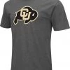 Colosseum Men's Colorado Buffaloes Grey Dual Blend T-Shirt