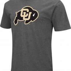 Colosseum Men's Colorado Buffaloes Grey Dual Blend T-Shirt