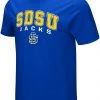 Colosseum Men's South Dakota State Jackrabbits Blue T-Shirt
