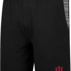 Colosseum Men's Indiana Hoosiers Black Thunder Fleece Shorts