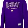 Colosseum Men's Washington Huskies Purple Scholarship Pullover Sweatshirt