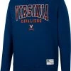 Colosseum Men's Virginia Cavaliers Blue Scholarship Pullover Sweatshirt