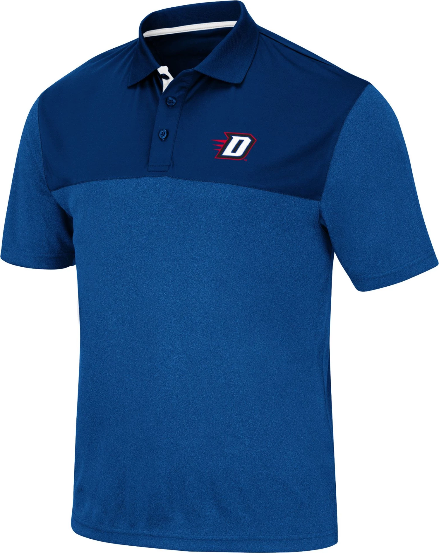 Colosseum Men's DePaul Blue Demons Royal Blue Links Polo 1 Colosseum Men's DePaul Blue Demons Royal Blue Links Polo
