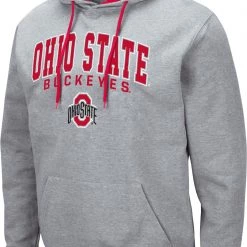 Colosseum Men's Ohio State Buckeyes Grey Promo Hoodie