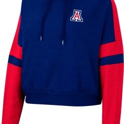 Colosseum Women's Arizona Wildcats Navy Paris Pullover Hoodie