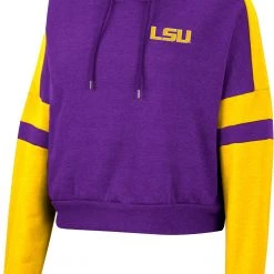 Colosseum Women's LSU Tigers Purple Paris Pullover Hoodie