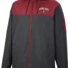 Colosseum Men's Florida State Seminoles Grey Hooded Windbreaker