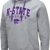 Colosseum Men's Kansas State Wildcats Grey Promo Hoodie