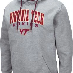 Colosseum Men's Virginia Tech Hokies Grey Promo Hoodie