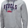 Colosseum Men's Ole Miss Rebels Grey Promo Hoodie