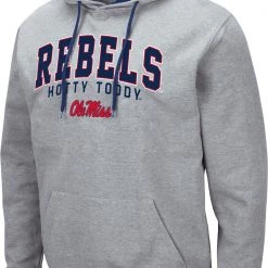 Colosseum Men's Ole Miss Rebels Grey Promo Hoodie