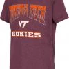 Colosseum Youth Virginia Tech Hokies Maroon Toffee T-Shirt For Boys'