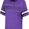 Colosseum Women's TCU Horned Frogs Purple Janis T-Shirt