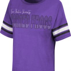 Colosseum Women's TCU Horned Frogs Purple Janis T-Shirt