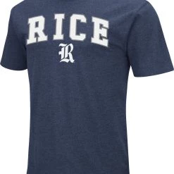 Colosseum Men's Rice Owls Blue Dual Blend T-Shirt