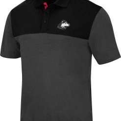 Colosseum Men's Northern Illinois Huskies Black Links Polo