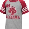Colosseum Youth Alabama Crimson Tide Gray Truck T-Shirt For Girls'
