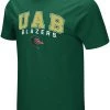 Colosseum Men's UAB Blazers Green T-Shirt