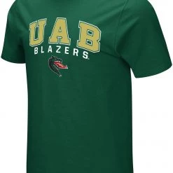 Colosseum Men's UAB Blazers Green T-Shirt