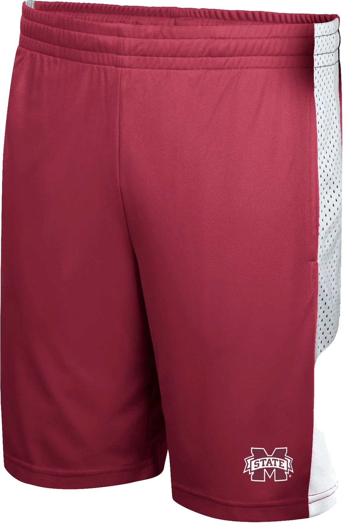 Colosseum Men's Mississippi State Bulldogs Maroon Basketball Shorts 1 Colosseum Men's Mississippi State Bulldogs Maroon Basketball Shorts