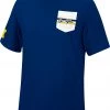 Colosseum Men's Michigan Wolverines Blue League Game T-Shirt