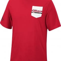 Colosseum Men's Arkansas Razorbacks Cardinal League Game T-Shirt