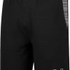 Colosseum Men's Miami Hurricanes Black Thunder Fleece Shorts