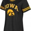 Colosseum Women's Iowa Hawkeyes Black Relationship Agreement Jersey