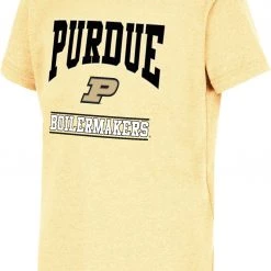 Colosseum Youth Purdue Boilermakers Old Gold Toffee T-Shirt For Boys'