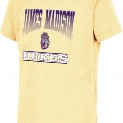 Colosseum Youth James Madison Dukes Gold Toffee T-Shirt For Boys'