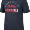 Colosseum Men's Ole Miss Rebels Orange Tri-Blend T-Shirt