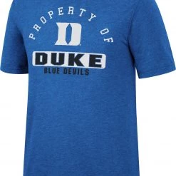 Colosseum Men's Duke Blue Devils Black Tri-Blend T-Shirt