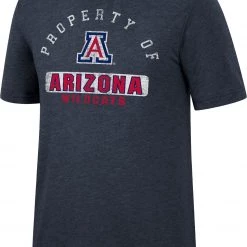 Colosseum Men's Arizona Wildcats Cardinal Red Tri-Blend T-Shirt