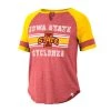 Colosseum Women's Iowa State Cyclones Cardinal Raglan T-Shirt