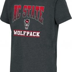 Colosseum Youth NC State Wolfpack Black Toffee T-Shirt For Girls'