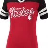 Colosseum Girl's Indiana Hoosiers Crimson Flying Dutchman T-Shirt For Girls'