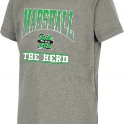 Colosseum Youth Marshall Thundering Herd Grey Toffee T-Shirt For Boys'