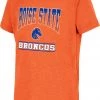 Colosseum Youth Boise State Broncos Orange Toffee T-Shirt For Girls'