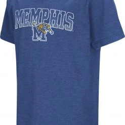 Colosseum Youth Memphis Tigers Blue Dual Blend T-Shirt For Girls'