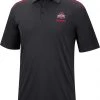 Colosseum Men's Ohio State Buckeyes Black Promo Polo