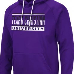 Colosseum Men's TCU Horned Frogs Purple Pullover Hoodie