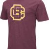 Colosseum Men's Bethune-Cookman Wildcats Maroon Dual Blend T-Shirt
